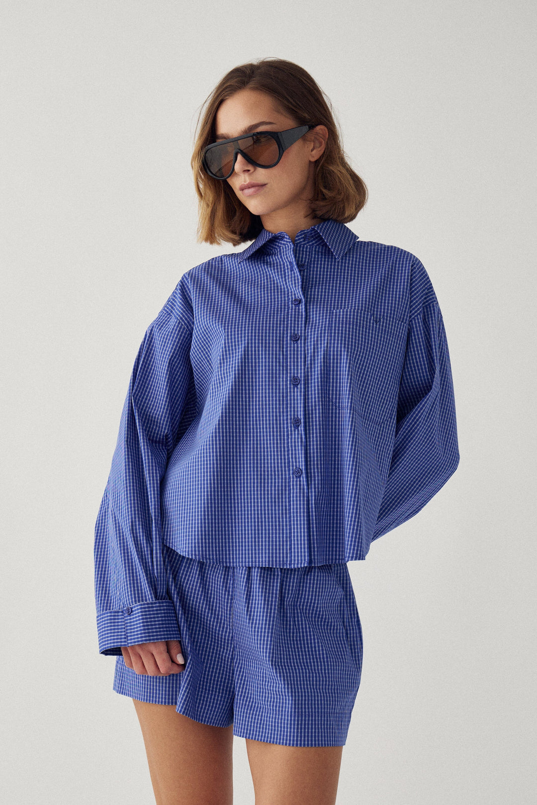 Noella - N-Marlon C Shirt 15590002 - 1458 - Davy Blue Check Skjorter 