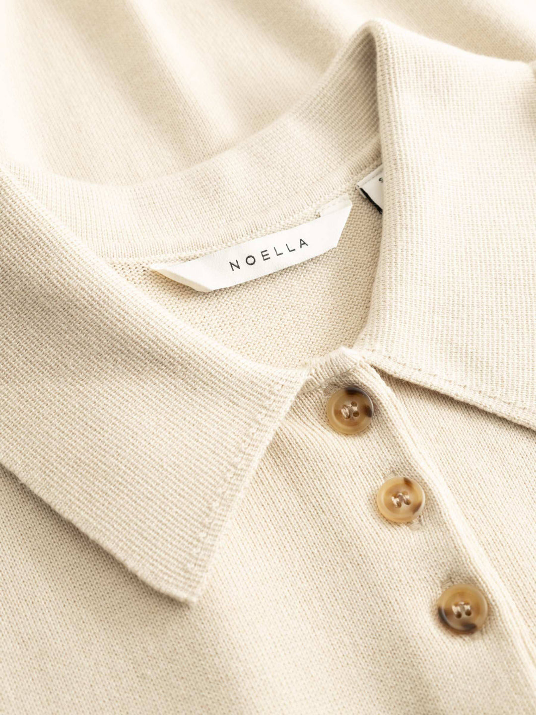 Noella - N-Maxine Sl Knit 14990002 - 1206 - Oyster Strikbluser 