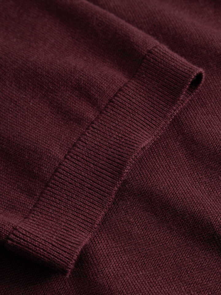 Noella - N-Maxine Ss Knit 14990003 - 150 - Burgundy Strikbluser 