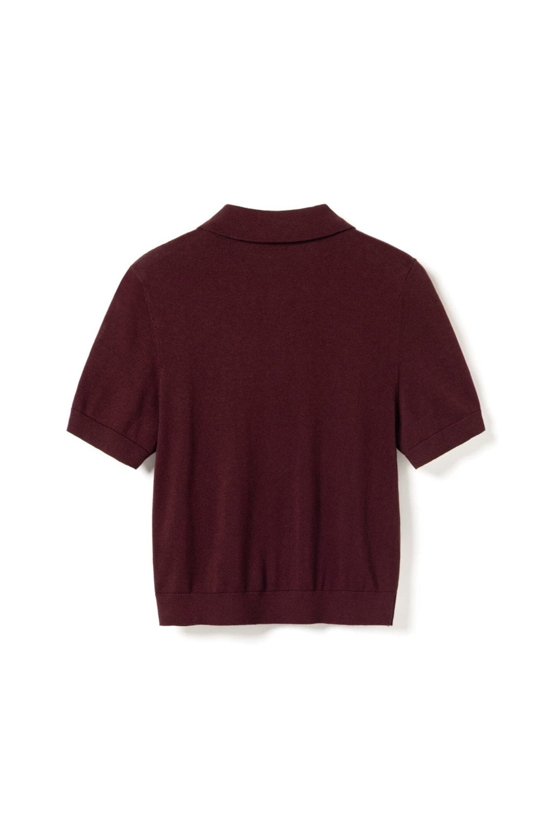 Noella - N-Maxine Ss Knit 14990003 - 150 - Burgundy Strikbluser 