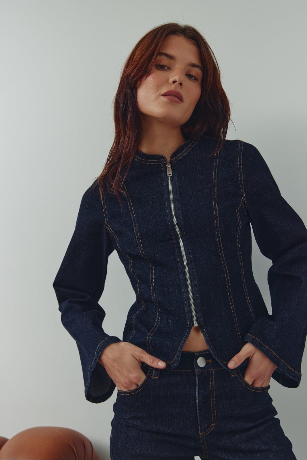 Noella - N-Mazie Jacket 15080001 - 1360 - Blue Unwashed
