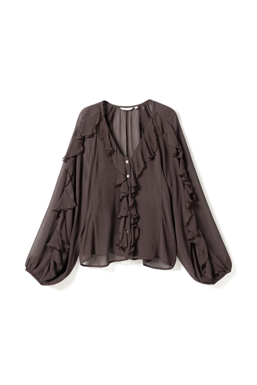 Noella - N-Merlynn Blouse 14230006 - 674 - Chocolate