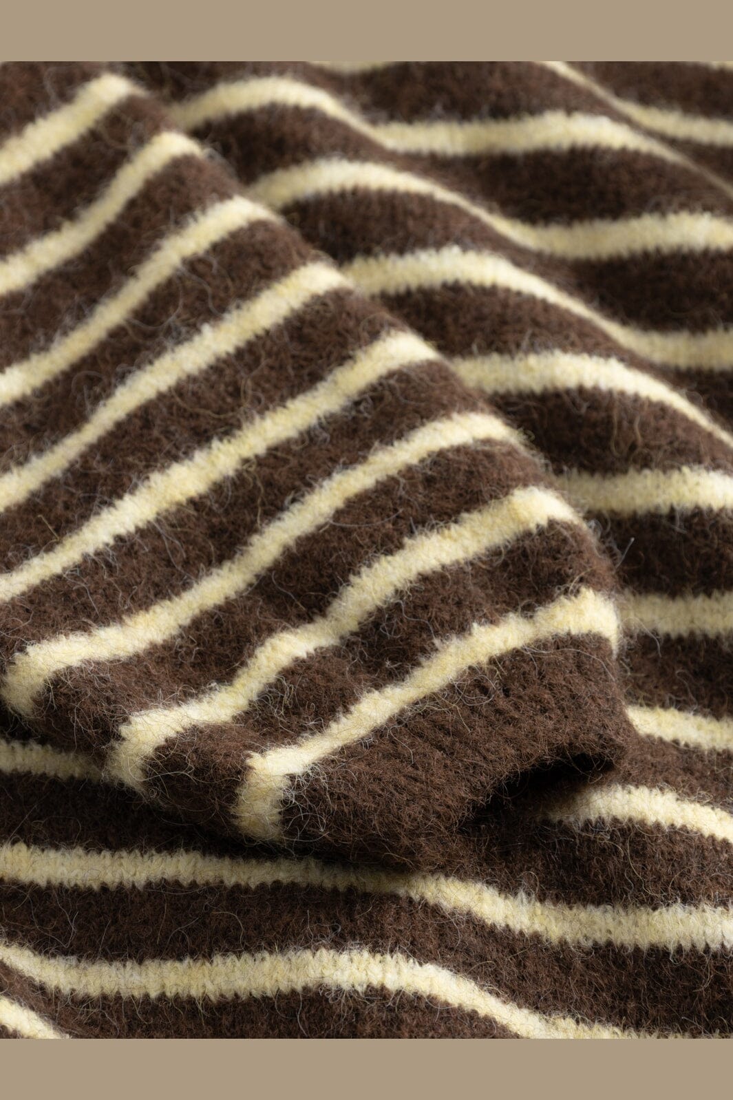 Noella - N-Mertice Knit Cardigan 16570002 - 1536 - Brown Yellow Stripe