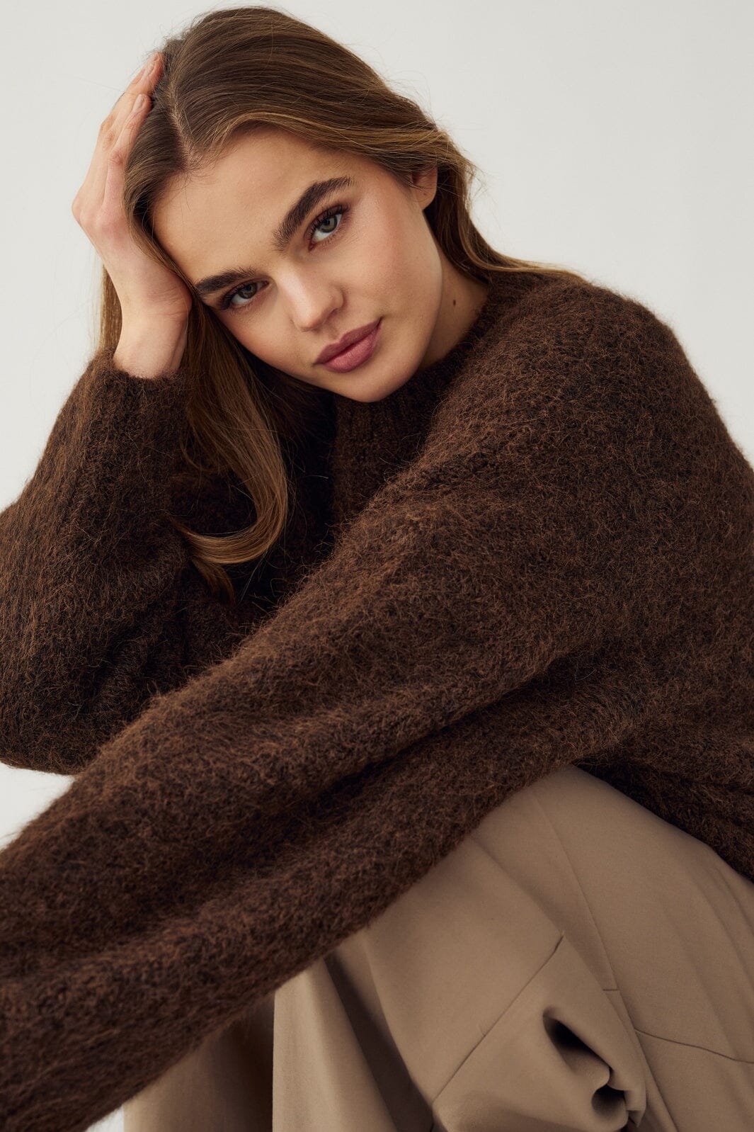 Noella - N-Monika Knit 16580002 - 674 - Chocolate