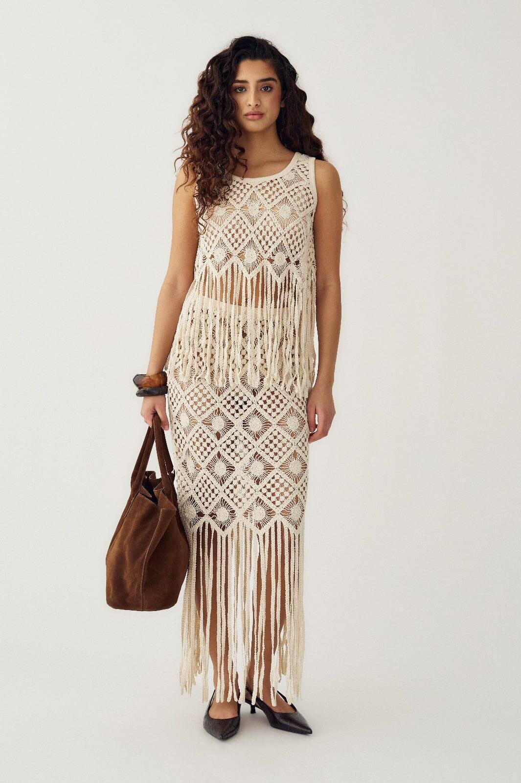 Noella - N-Munira Skirt 16480003 - 974 - Ivory Nederdele 