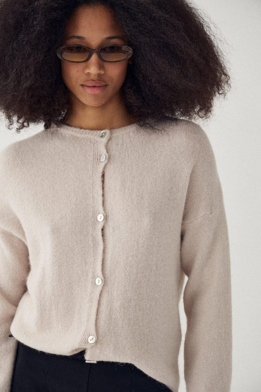 Noella - N-Numa Knit Cardigan 14900004 - 1206 - Oyster Cardigans 