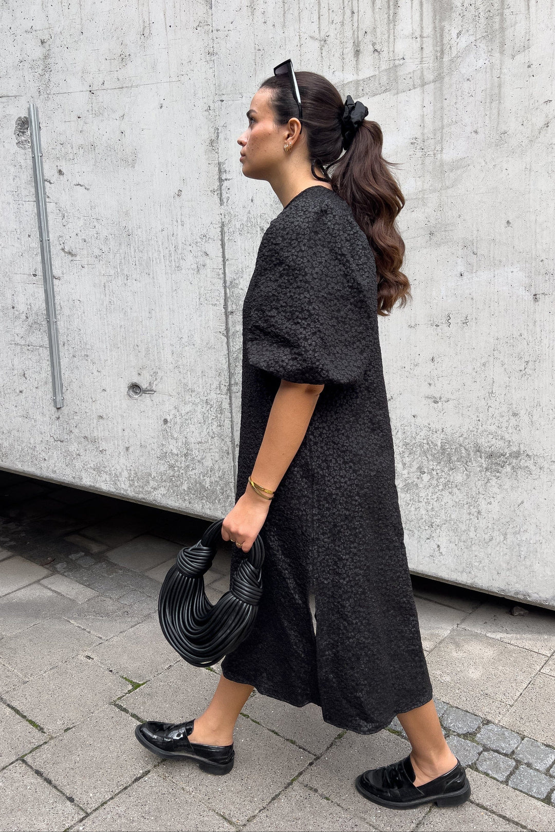 Noella - Reno Pastis Long Dress - 004 Black Kjoler 