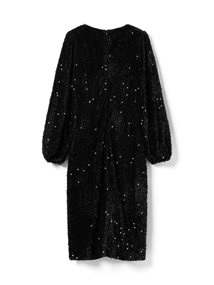 Noella - Teagan Lg Dress 11640044 - 004 Black Kjoler 