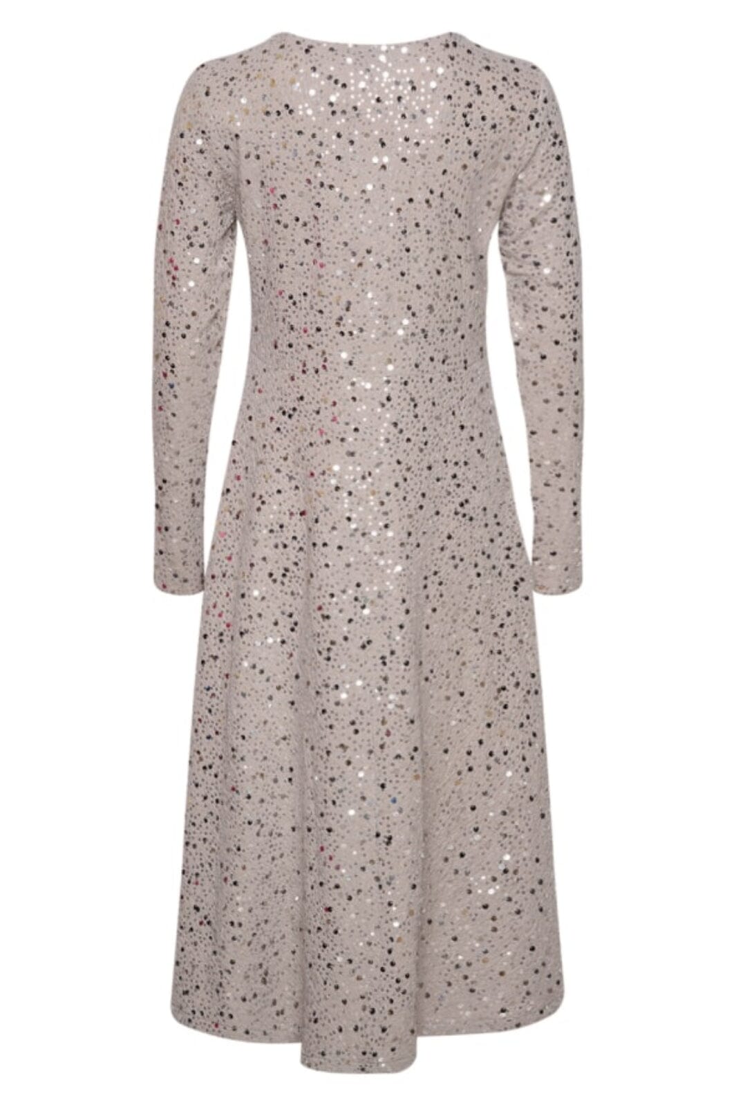 Noella - Verona Midi Dress - 1148 Grey W/ Silver Kjoler 