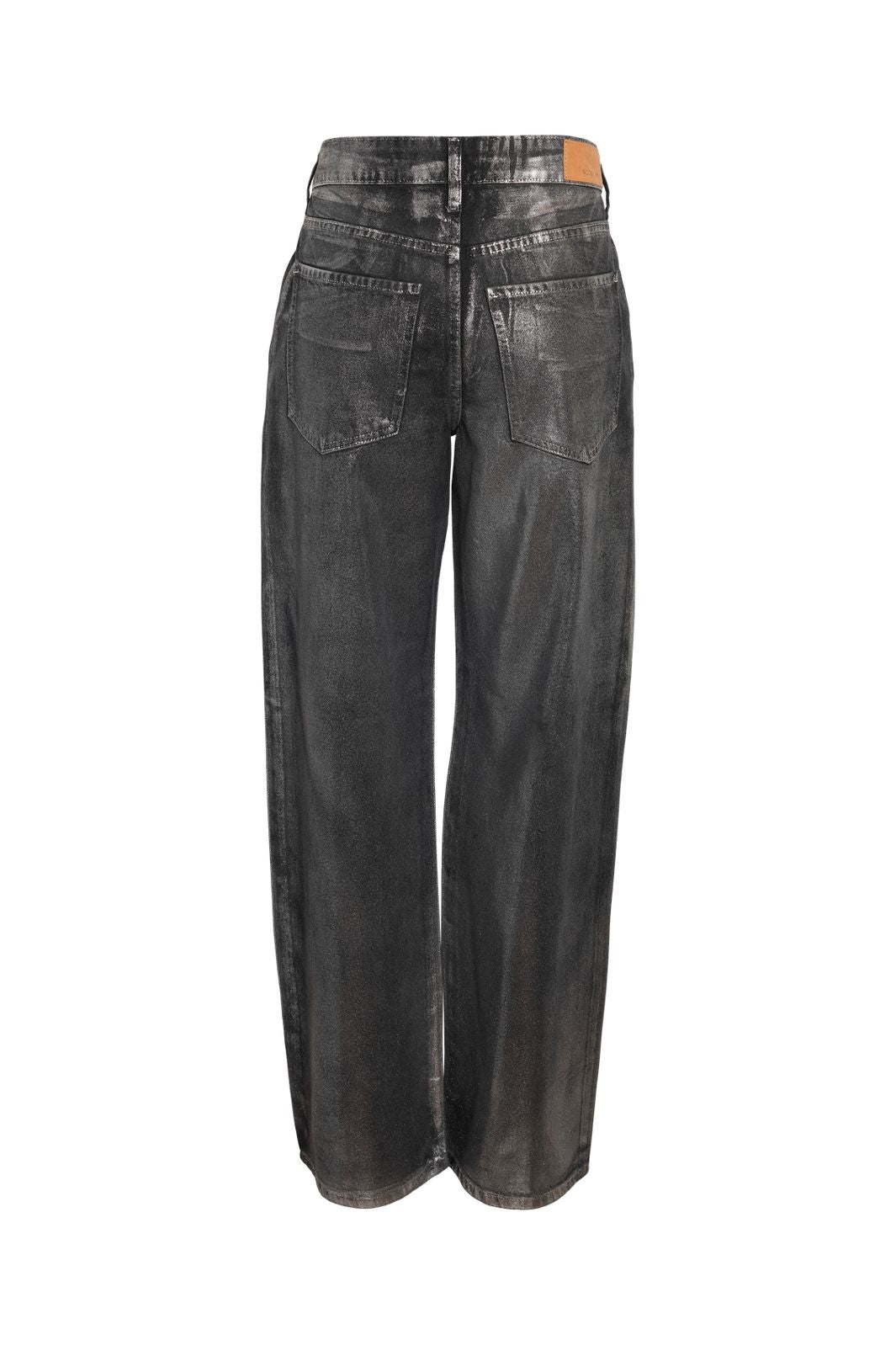 Noisy May - Nmadriana Nw Silver Coated Jeans Az453Mb - 4845014 Medium Blue Denim