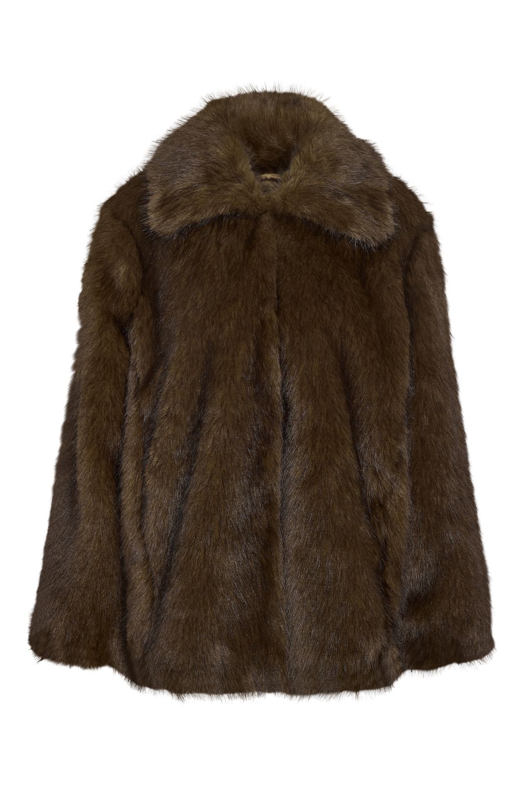 Noisy May - Nmaria Fur Jacket - 5075822 Chocolate Brown