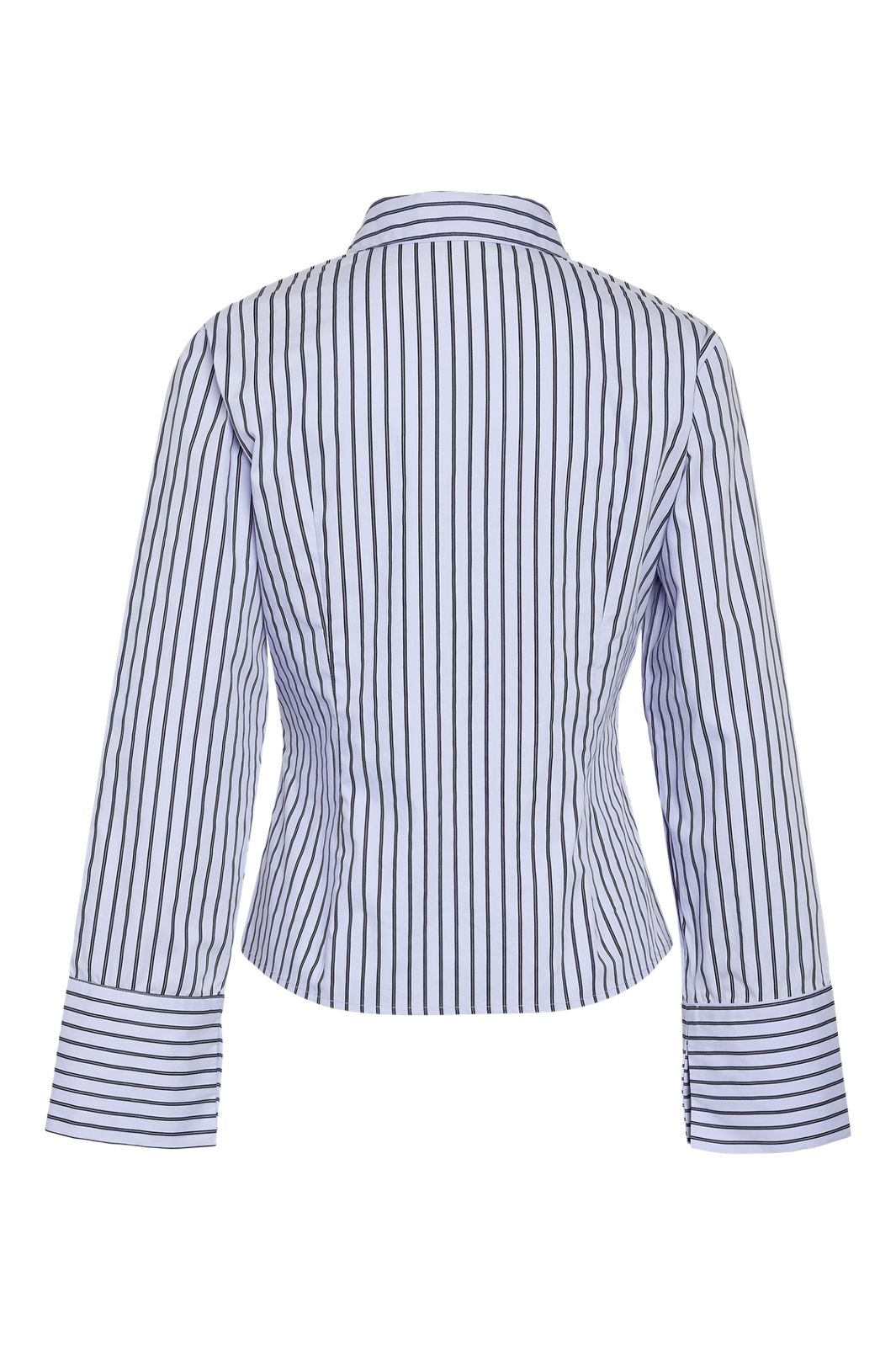 Noisy May - Nmclarie L/S Wide Sleeve Shirt - 4976491 Cashmere Blue Black