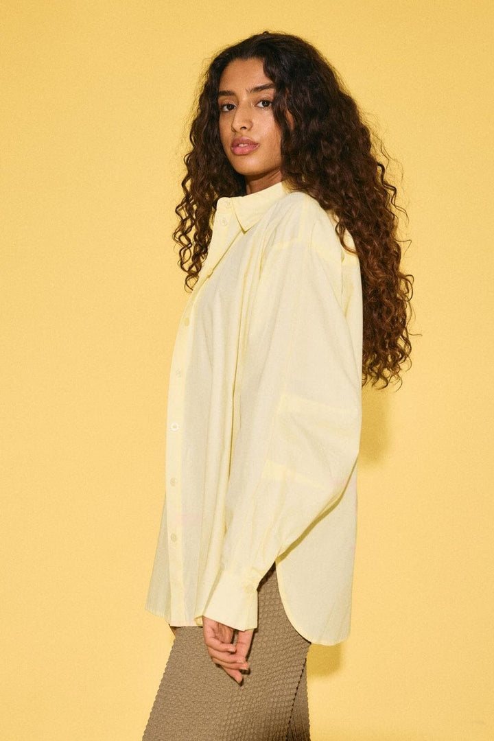 Noisy May - Nmemma L/S Shirt - 5023142 French Vanilla
