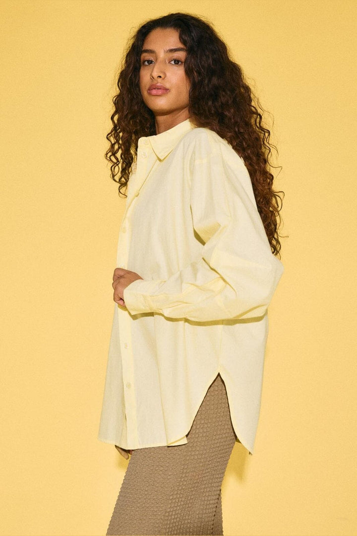 Noisy May - Nmemma L/S Shirt - 5023142 French Vanilla