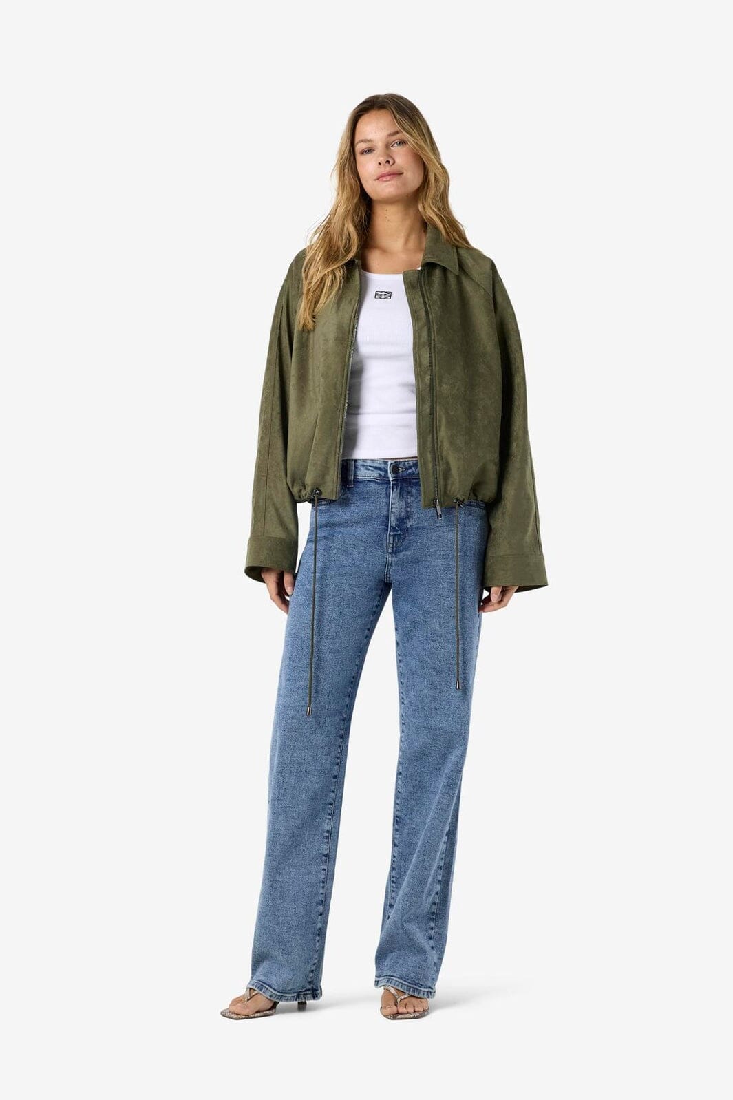 Noisy May - Nmemmy Fake Suede Bubblehem Jacket - 5025743 Kalamata
