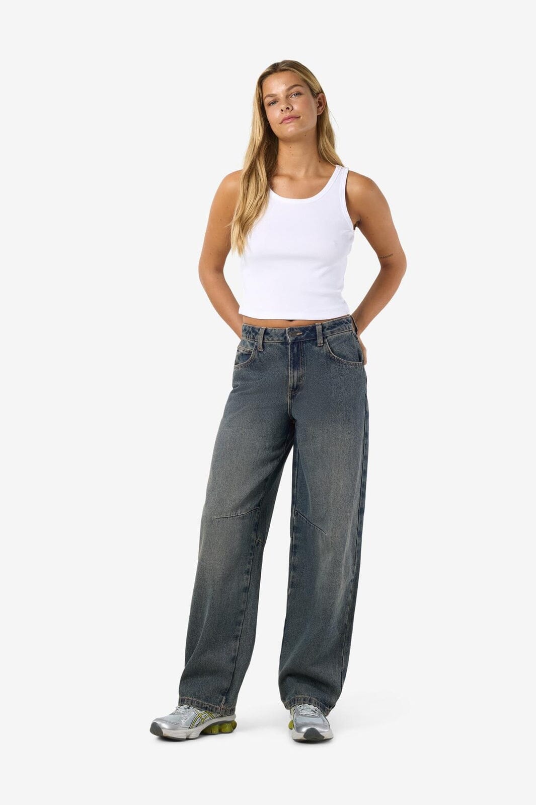 Noisy May - Nmhazal Barrel Jeans Vi586Mb - 4791941 Medium Blue Denim