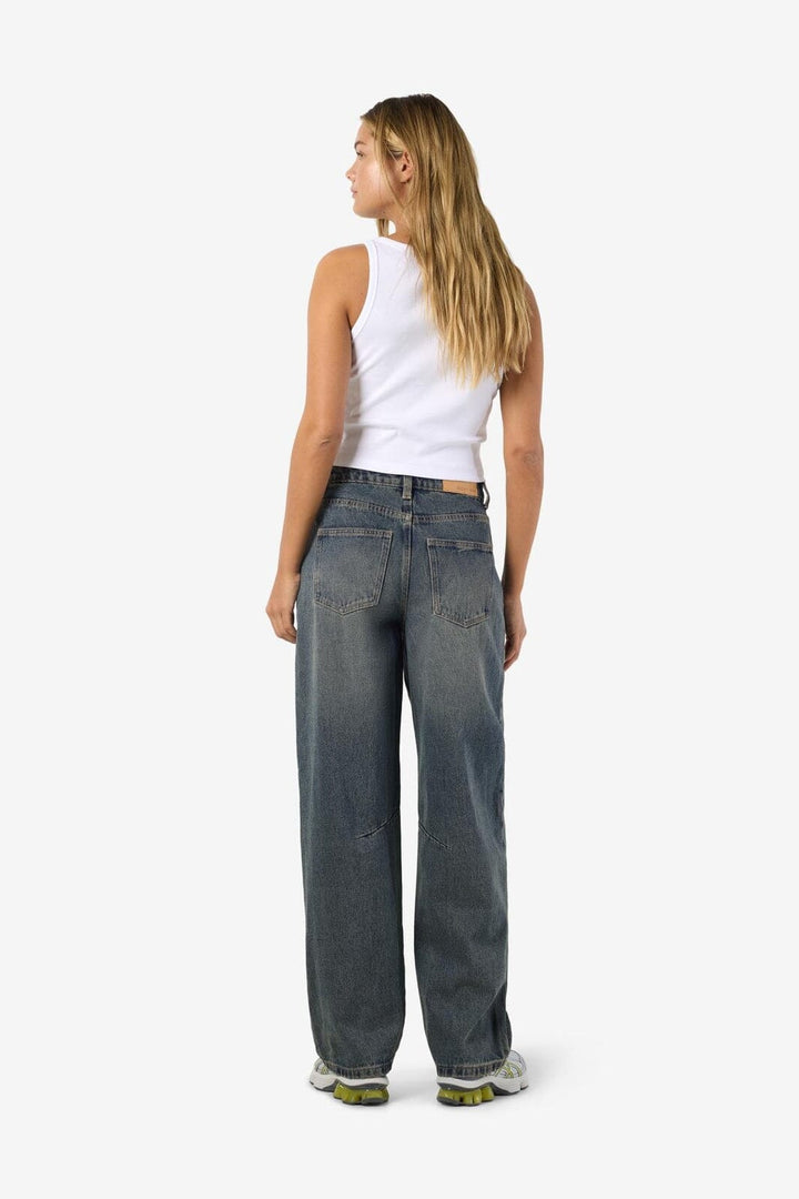 Noisy May - Nmhazal Barrel Jeans Vi586Mb - 4791941 Medium Blue Denim