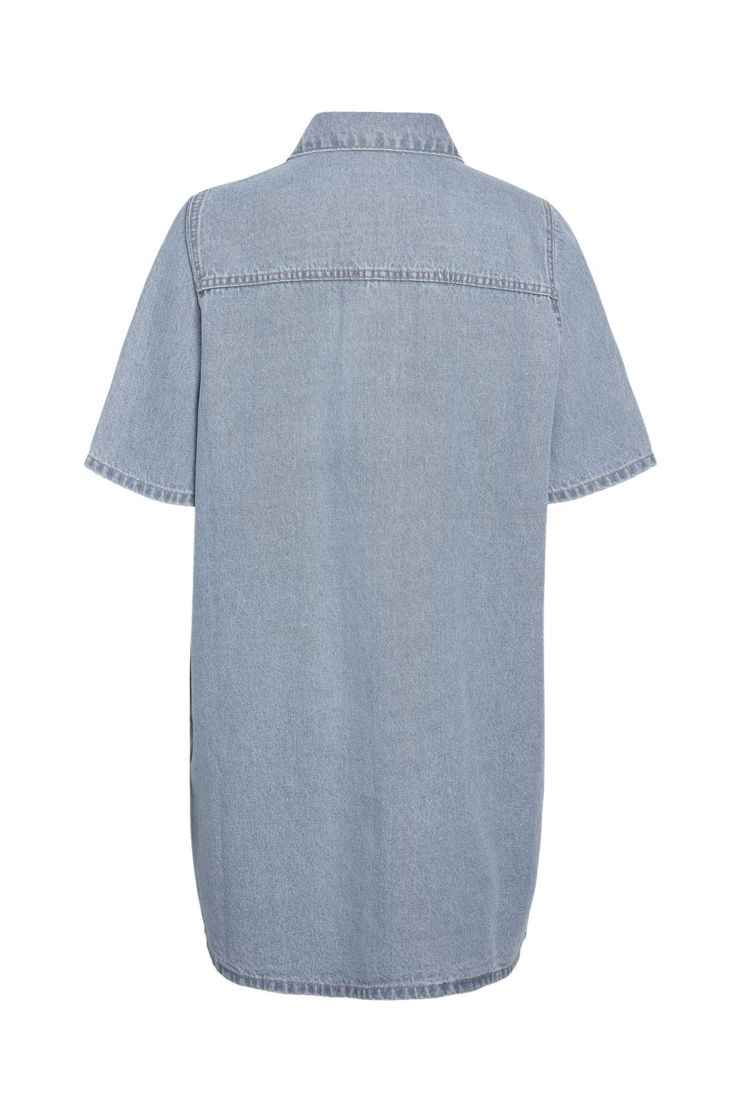 Noisy May - Nmindie S/S Short Dress Az425Lb - 4914574 Light Blue Denim