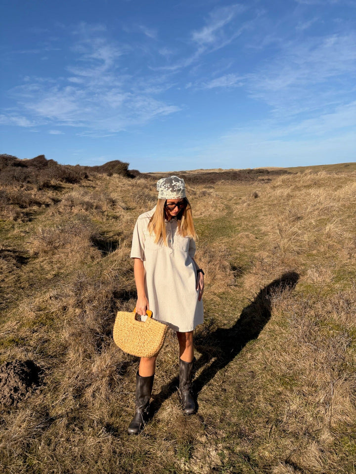 Noisy May - Nmindie S/S Short Dress Color Box - 4931415 Pumice Stone Kjoler 