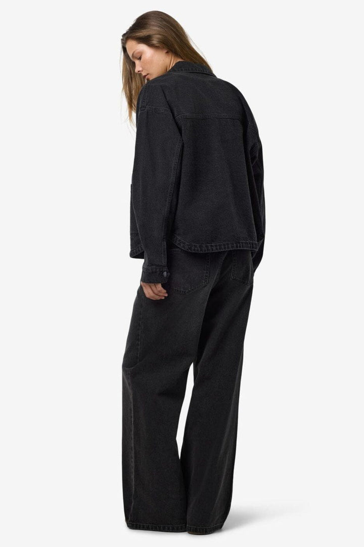 Noisy May - Nmkettie L/S Reg Jcket Vi559Bl - 4762548 Black Denim