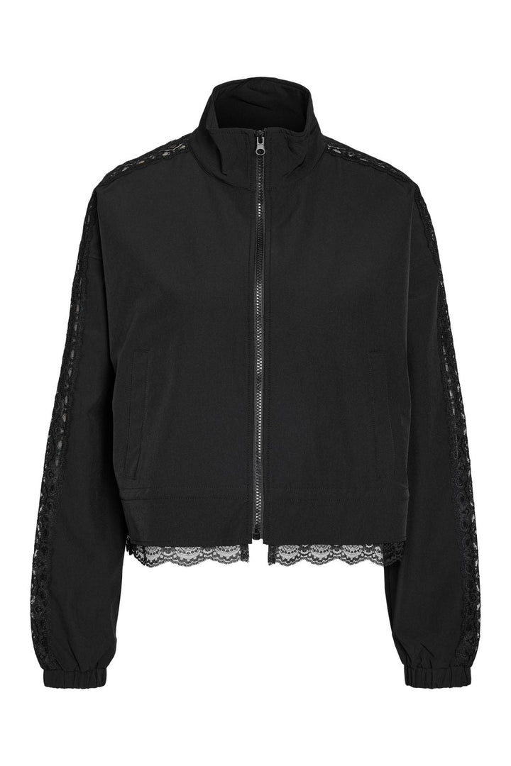 Noisy May - Nmkirby L/S Lace Insert Jacket Tlr - 5105234 Black Lace