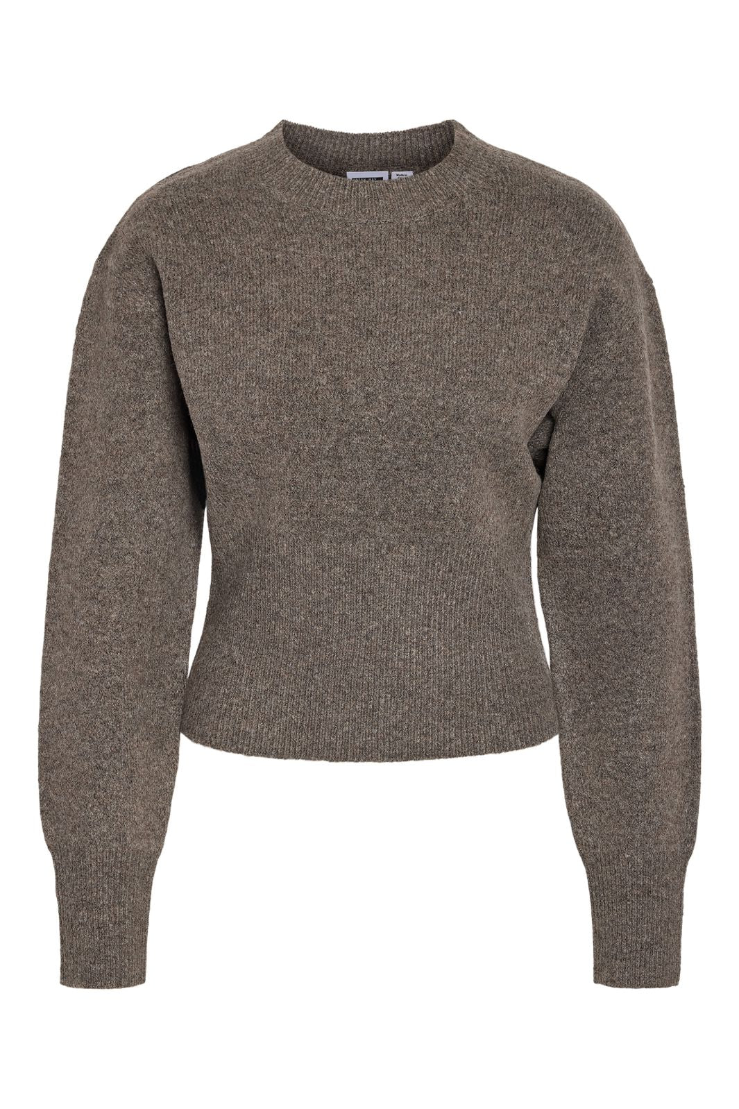 Noisy May - Nmsloan L/S O-Neck Knit - 5026362 Morel