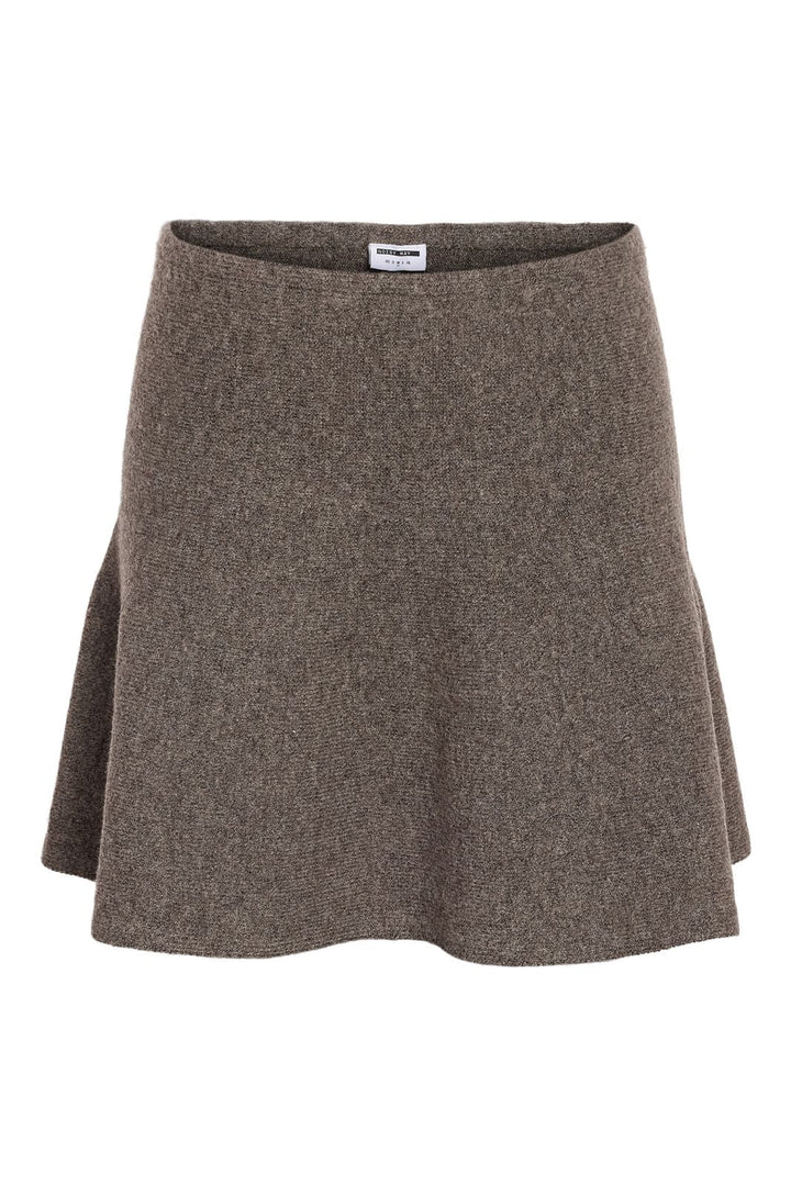 Noisy May - Nmsloan Nw Short Knit Skirt Fwd - 4854875 Morel Melange