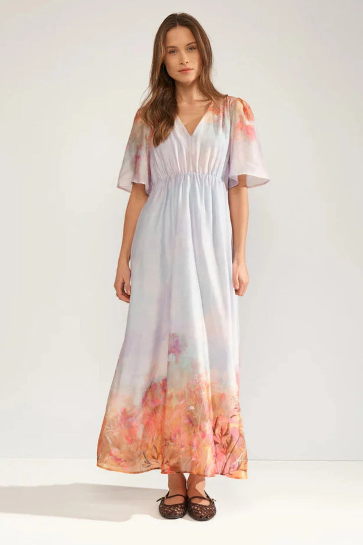 Nümph - Nulove Ss Dress 706700 - Airy Blue Kjoler 