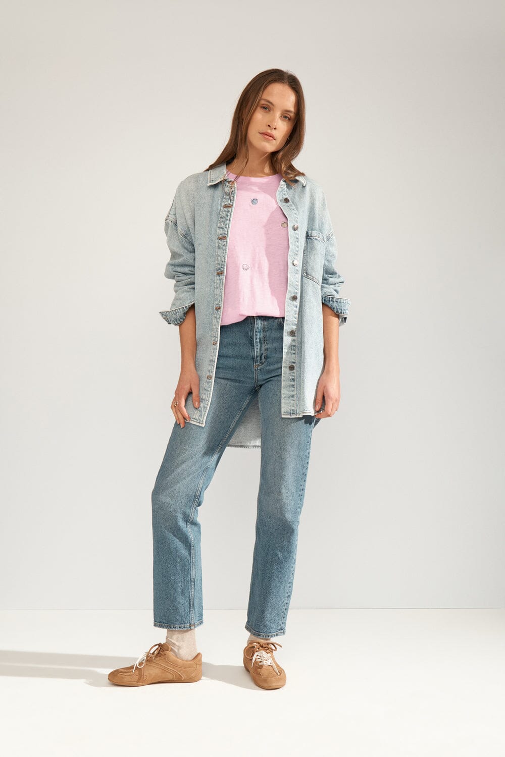 Nümph - Nushellpa T-shirt - Gots 706818 - Prism Pink T-shirts 