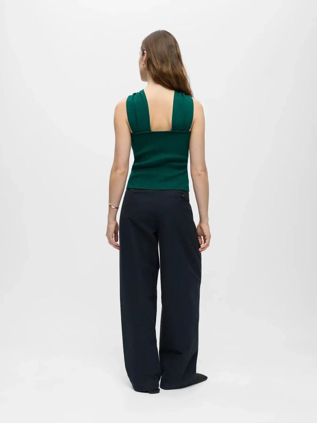 Object - Objcallie S/L Sli Knit Top 144 - 5002090 Botanical Garden Toppe 