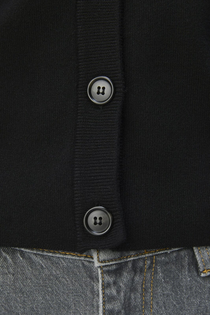 Object - Objester Sli L/S Knit Cardigan - 4613504 Black