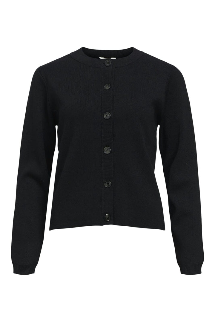 Object - Objester Sli L/S Knit Cardigan - 4613504 Black