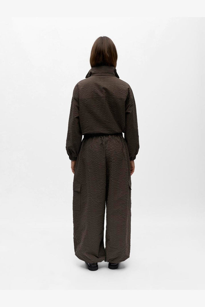 Object - Objlevi Track Pants - 5125457 Seal Brown Brown/White