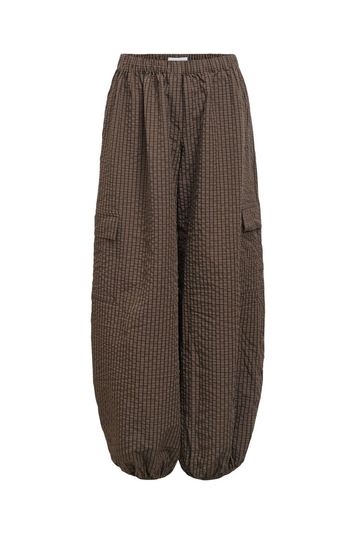 Object - Objlevi Track Pants - 5125457 Seal Brown Brown/White