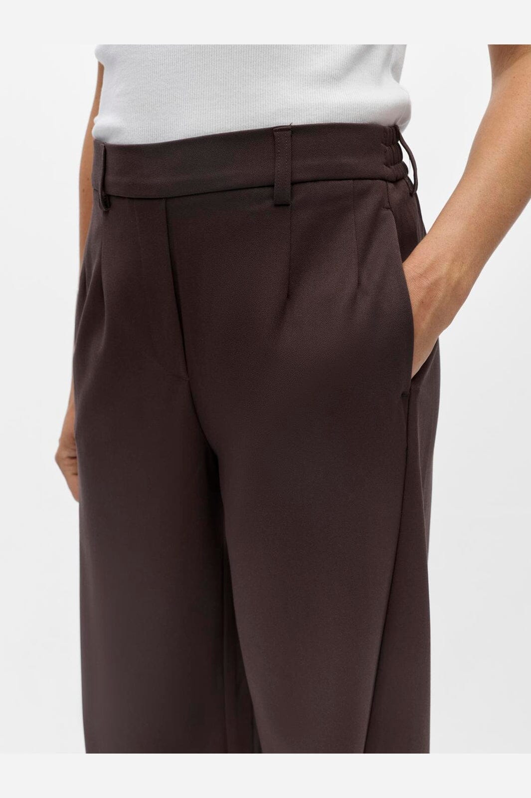 Object - Objlisa Ankle Barrel Pant - 5154363 Seal Brown
