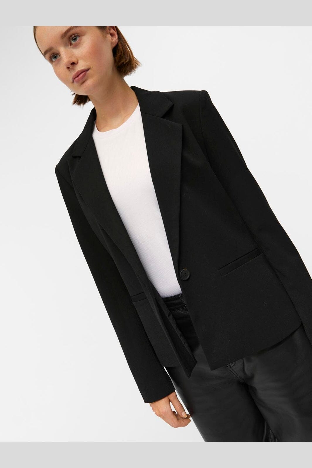 Object - Objlisa L/S Button Blazer - 4393296 Black