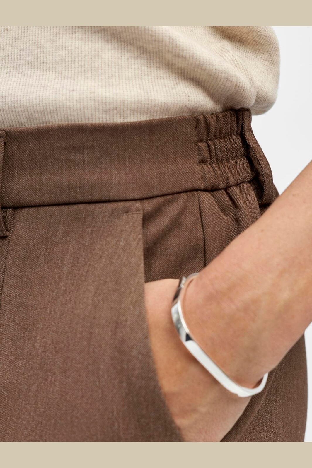 Object - Objlisa Slim Pant - 5103994 Carafe Melange