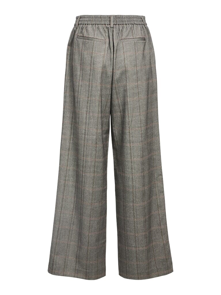 Object - Objlisa Wide Pant - 4789079 Black Humus + Tannin Bukser 