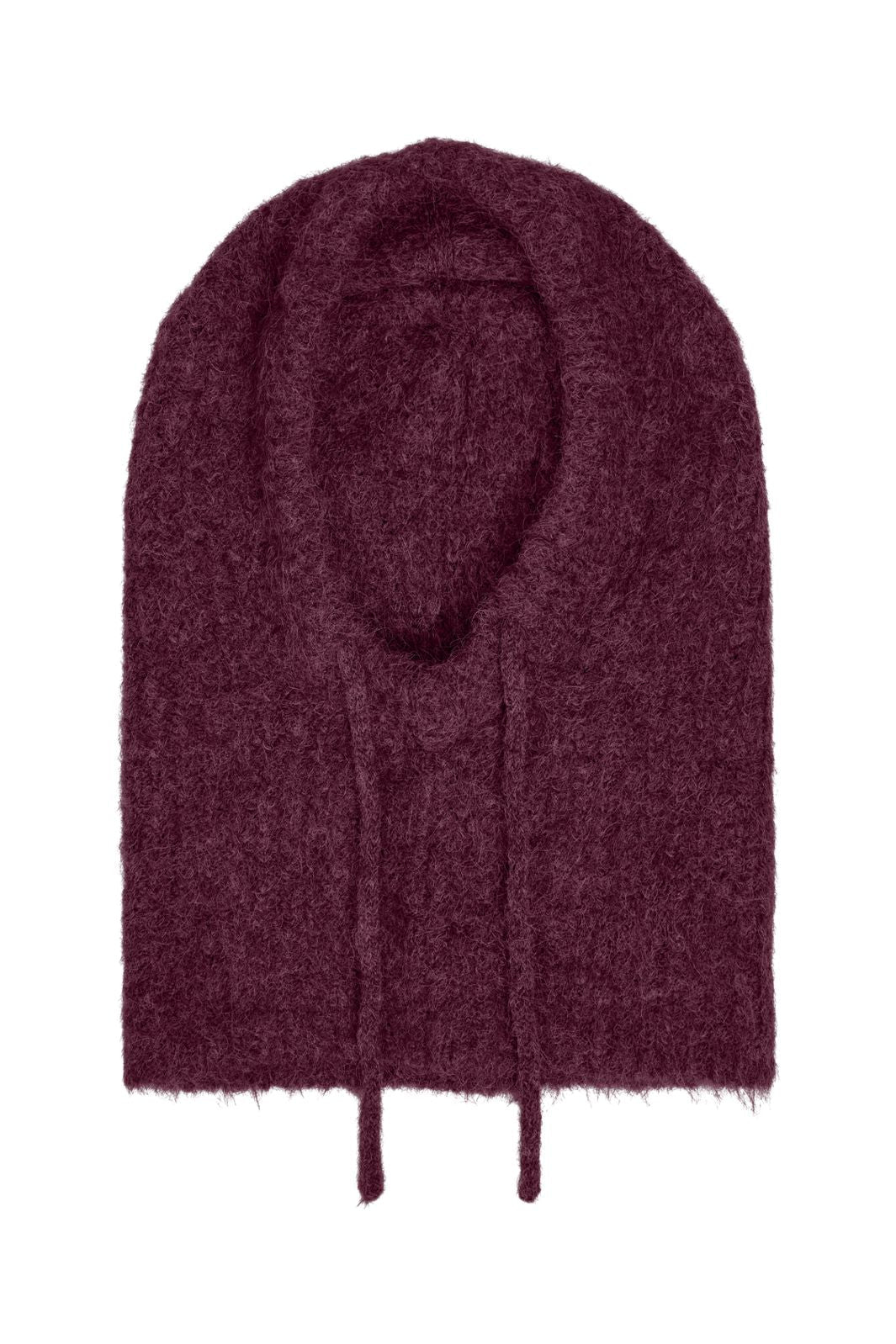Object - Objmilu Knit Balaclava - 5123273 Windsor Wine Melange