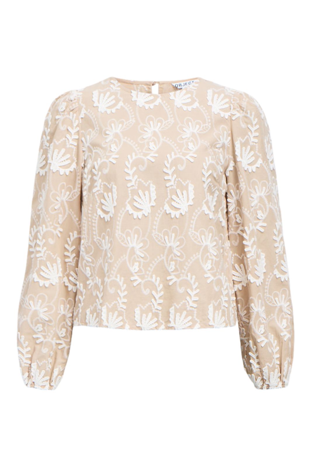 Object - Objmya Re L/S Top - 4911948 Humus Cloud Dancer