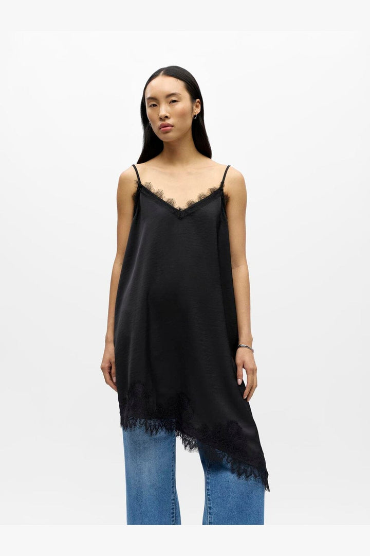 Object - Objnaline Reg Slip Lace Dress Vip 26 - 5094044 Black