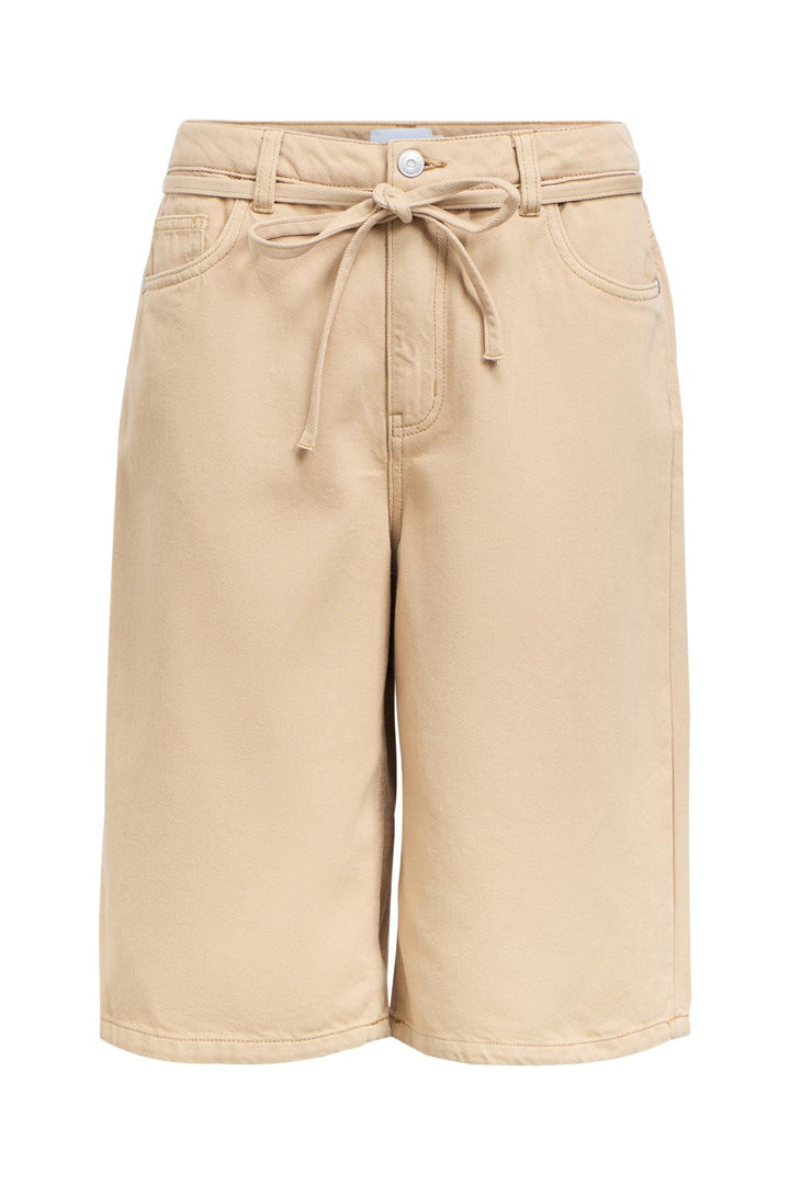 Object - Objrosie Lo Denim Long Shorts - 5043360 Humus