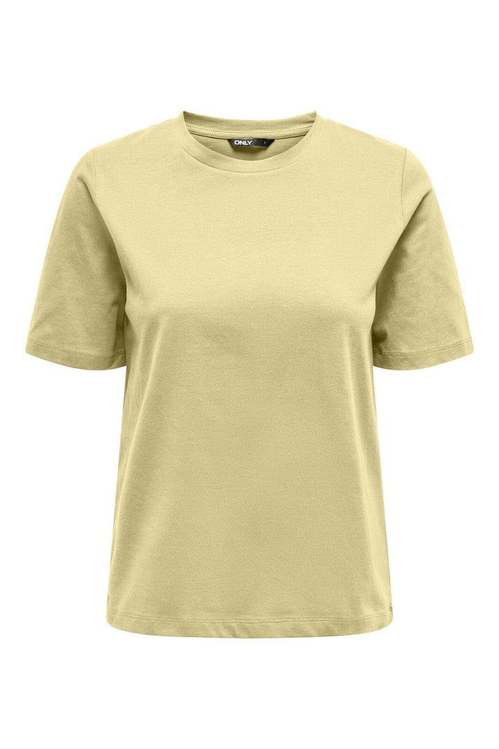 Only - Onl S/S Tee - 4963247 Pastel Yellow