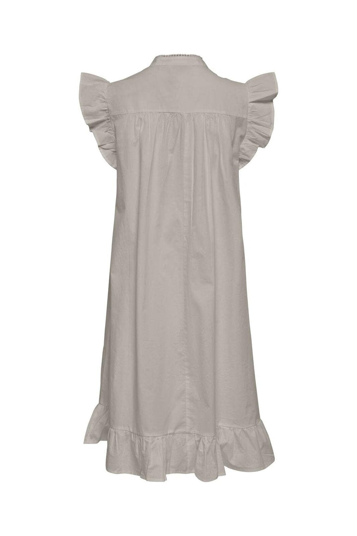 Only - Onladda S/L V-Neck Dress - 4957288 Chateau Gray