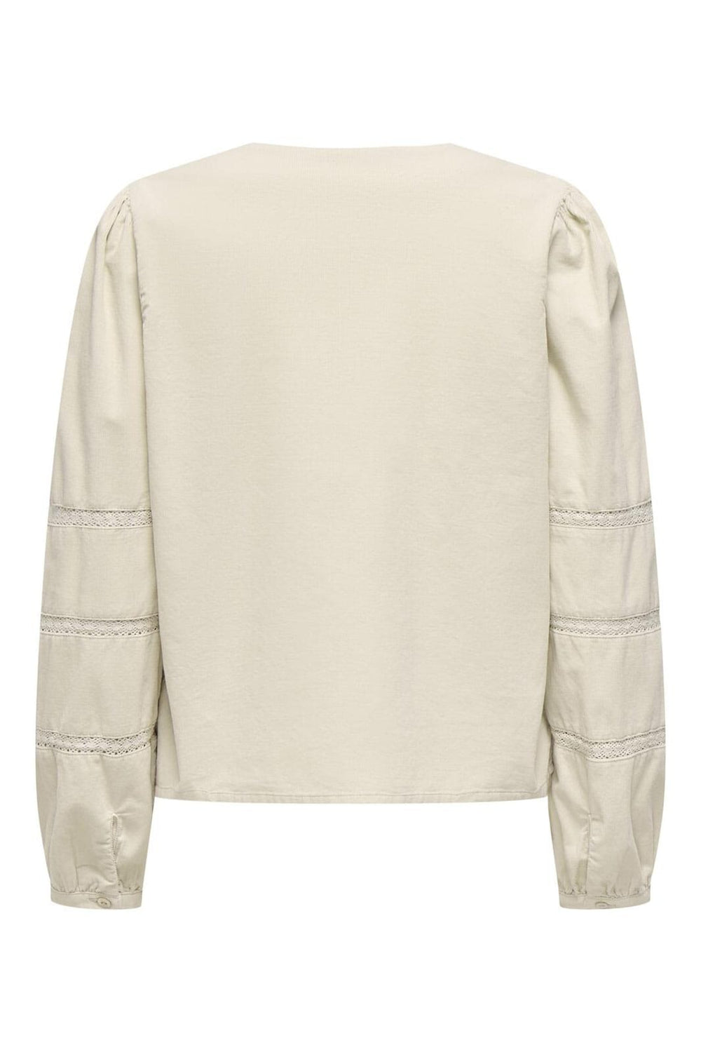 Only - Onlaime L/S Cord Tape Blouse Cc - 4916158 Pumice Stone