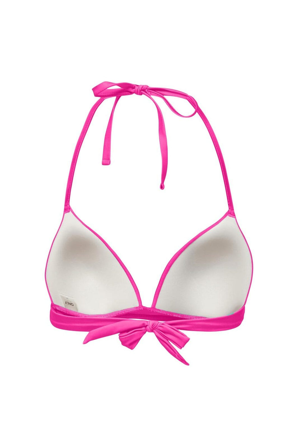 Only - Onlaimee Halter Bikini Top Swm Acc - 4474946 Knockout Pink