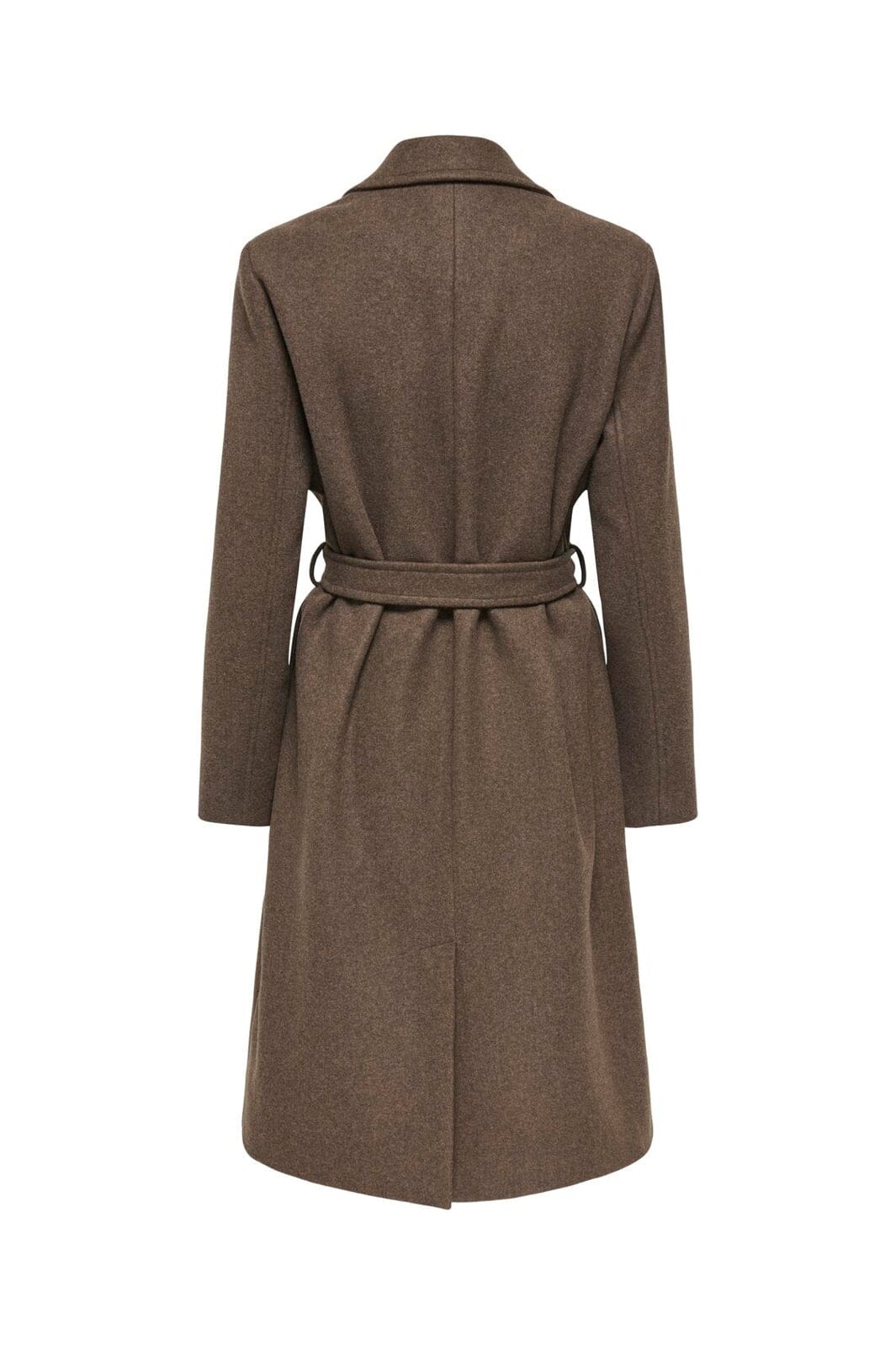 Only - Onlalvilda Wrap Coat - 5180321 Hot Fudge Melange