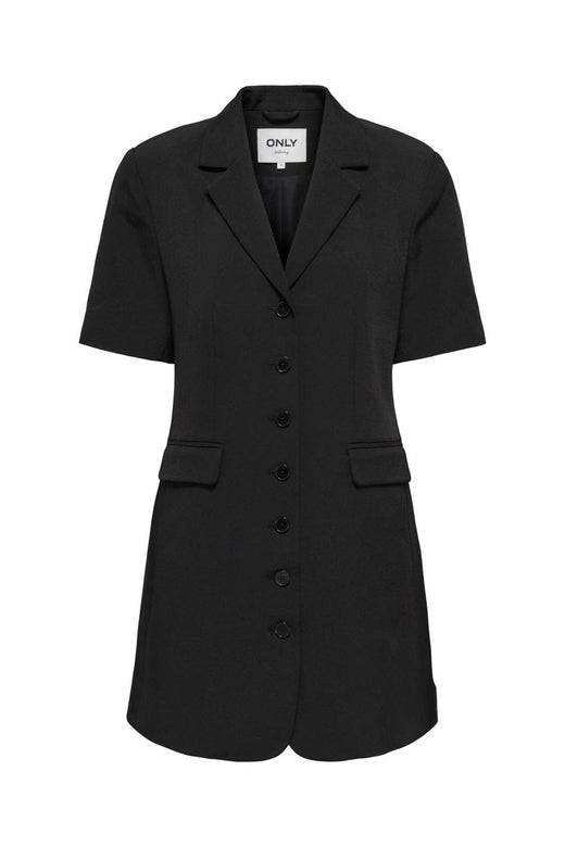 Only - Onlalvina Life S/S Blazer Dress Tlr - 4978463 Black