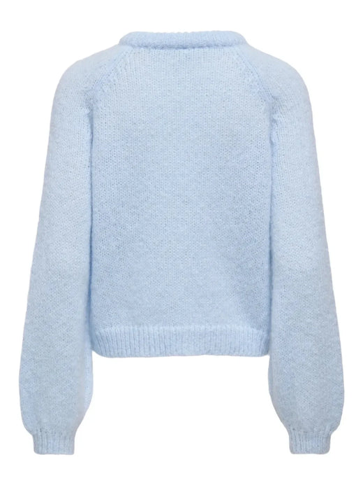 Only - Onlalyssa Ls Raglan Cardigan Nca Knt - 5068993 Cashmere Blue Fmop Button Cardigans 