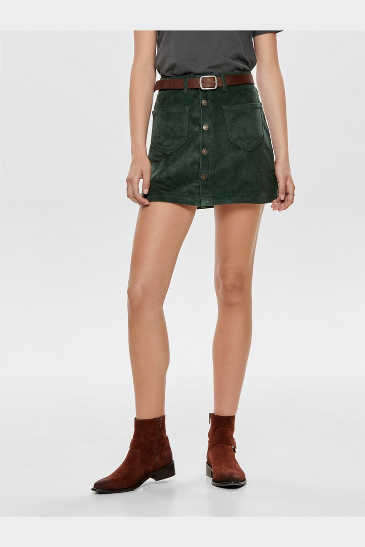 Only - Onlamazing Global Cord Skirt - 3204763 Green Gables